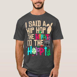 T-shirt J'Ai Dit Hip Hip To Hop Hip hop Bunny Funny 