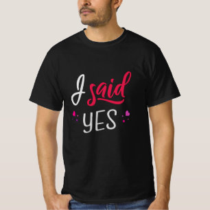 T-shirt J'ai dit oui