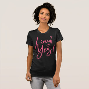 T-shirt J'Ai Dit Oui Chemises Mariées Rose
