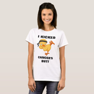 T-shirt J'ai donné un coup de pied le bout de cancers