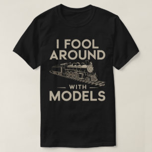 T-shirt J'ai du mal avec des modèles - Modèle Train Collec