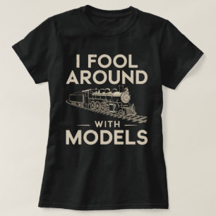 T-shirt J'ai du mal avec des modèles - Modèle Train Collec
