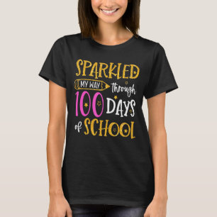T-shirt J'Ai Éclaté Mon Chemin Pendant 100 Jours D'École