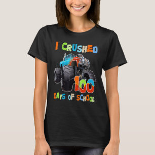 T-shirt J'Ai Écrasé 100 Jours De Garçons Scolaires Hommes