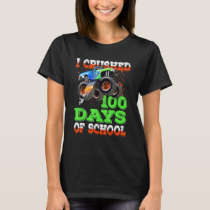 T-shirt J'ai écrasé 100 jours d'école  Monster Truck