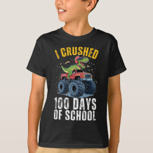 T-shirt J'ai écrasé 100 Jours Garçons Conduits Filles 1er