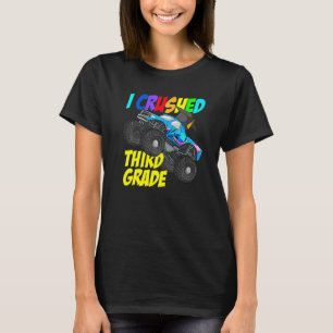 T-shirt J'ai écrasé un camion monstre de troisième année t