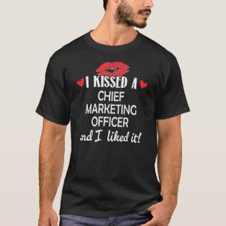 T-shirt J'ai embrassé un directeur du marketing Design mar
