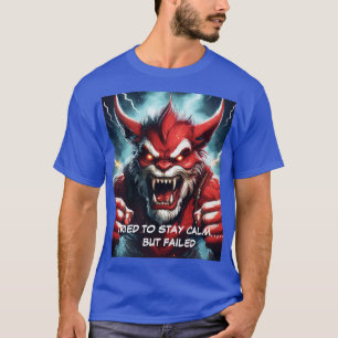 T-shirt J'ai essayé de rester calme