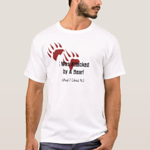 T-shirt J'ai été attaqué par un ours !