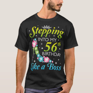 T-shirt J'Ai Été B À Mon 56E Anniversaire Comme Un Patron