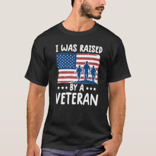 T-shirt j'ai été rasé par un ancien combattant, fils fille