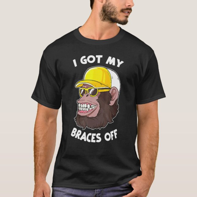 T-shirt J'Ai Éteint Mon Bras - Dents Dentiste Orthodo (Devant)