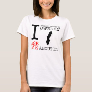 T-shirt J'ai étudié à l'étranger en Suède !