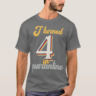 T-shirt J'ai eu 4 ans en 4e anniversaire