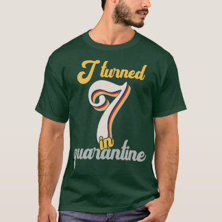 T-shirt J'ai eu 7 ans en 7e anniversaire