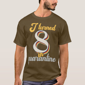 T-shirt J'ai eu 8 ans en 8e anniversaire