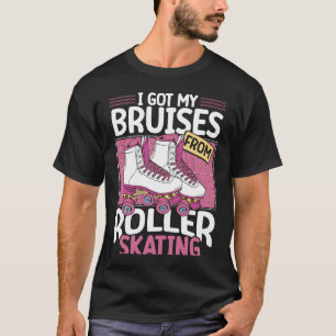 T-shirt J'ai eu mes bleus du roller skating dos impression