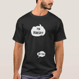 T-shirt J'Ai Faim Moi Trop Grosse Humour Enceinte