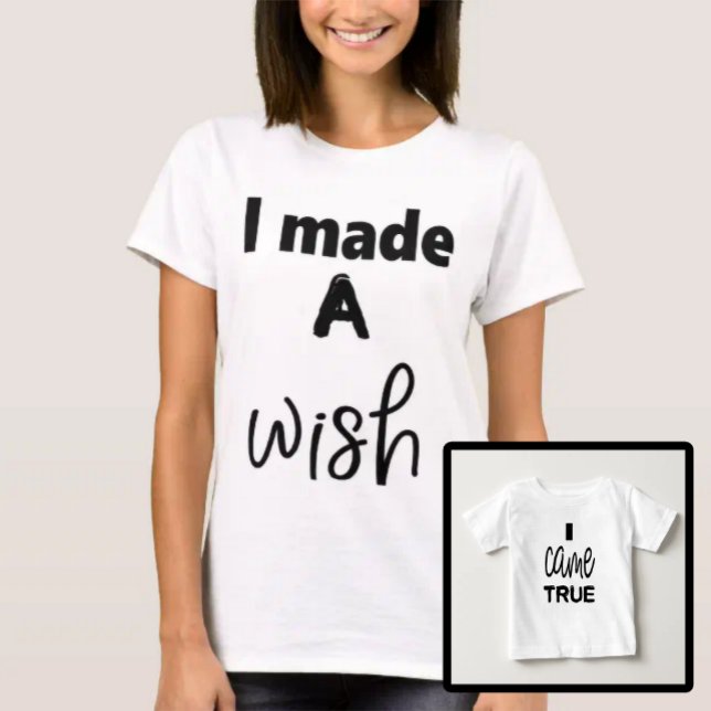 T-shirt J'Ai Fait Une Fille Mère Et Fils Souhaite (Créateur téléchargé)