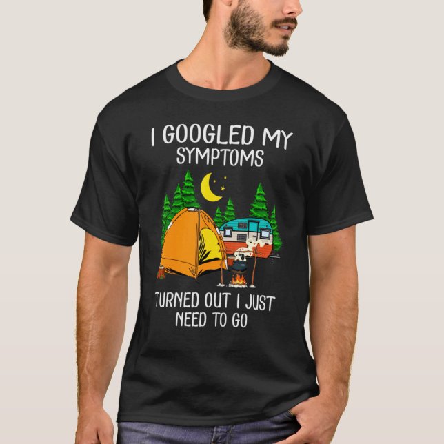 T-shirt J'Ai Googlé Mes Symptomes Il S'Avérait Que Je Vais (Devant)