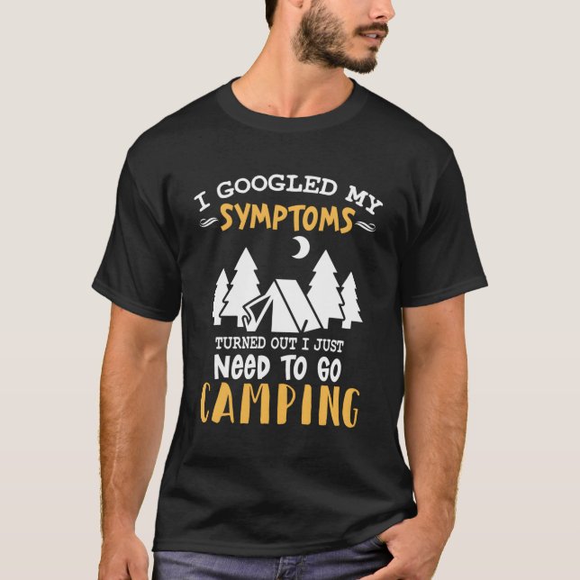 T-shirt J'Ai Googlé Mes Symptômes Il S'Est Avéré Que J'Ava (Devant)