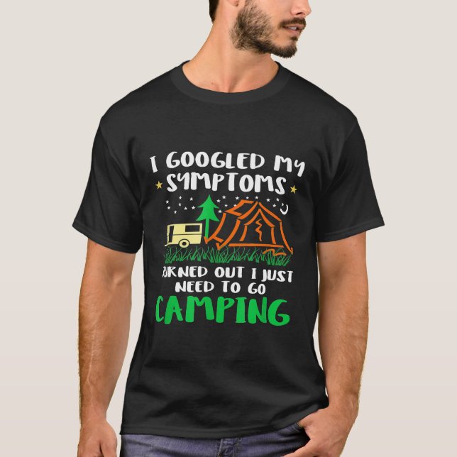 T-shirt J'Ai Googlé Mes Symptômes Il S'Est Avéré Que J'Ava (Devant)