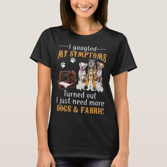 T-shirt J'Ai Googlé Mes Symptômes Il S'Est Avéré Que J'Ava (Devant)