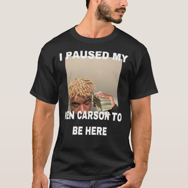 T-shirt J'Ai Interrompu Mon Ken Carson Pour Être Ici T-Shi (Devant)