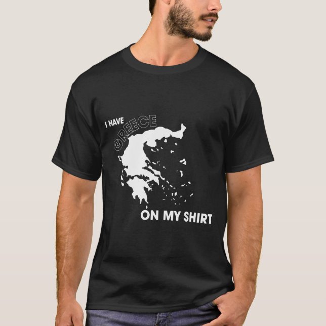 T-SHIRT J'AI LA GRÈCE SUR MON (Devant)