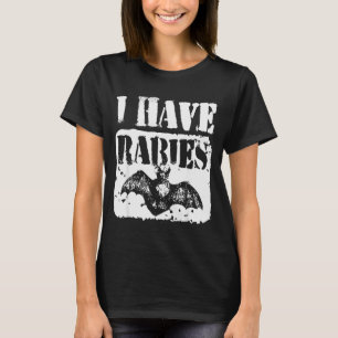 T-shirt J'ai la rage drôle chauve-souris mème vintage Tee