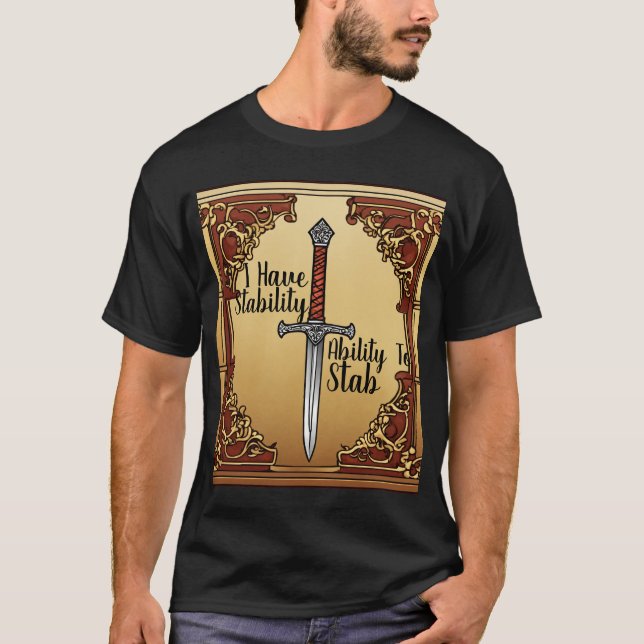 T-Shirt J'Ai La Stabilité De Stab (Devant)