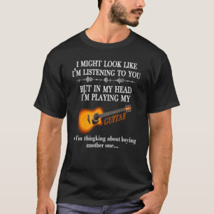 T-shirt J'Ai L'Air De T'Écouter Guitare