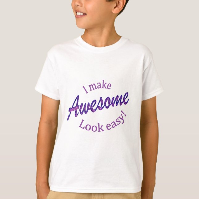 T-shirt J'Ai L'Air Facile (Devant)