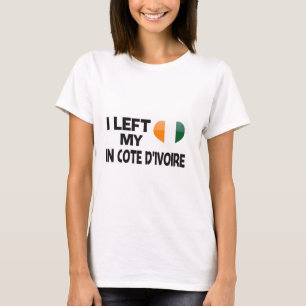 T-shirt J'ai laissé mon amour dans Cote d'Ivoire.