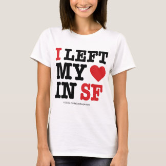 T-shirt J'ai laissé mon coeur