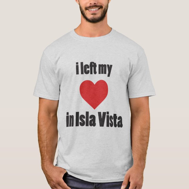 T-shirt J'ai laissé mon coeur dans la vue d'Isla (Devant)