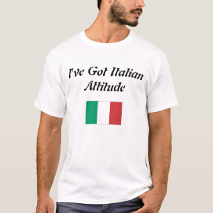 T-shirt J'ai l'attitude italienne