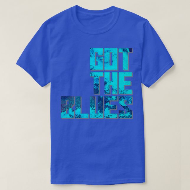 T-shirt J'ai le blues 1 (Design devant)