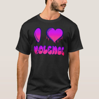 T-shirt J'ai le coeur de la violence