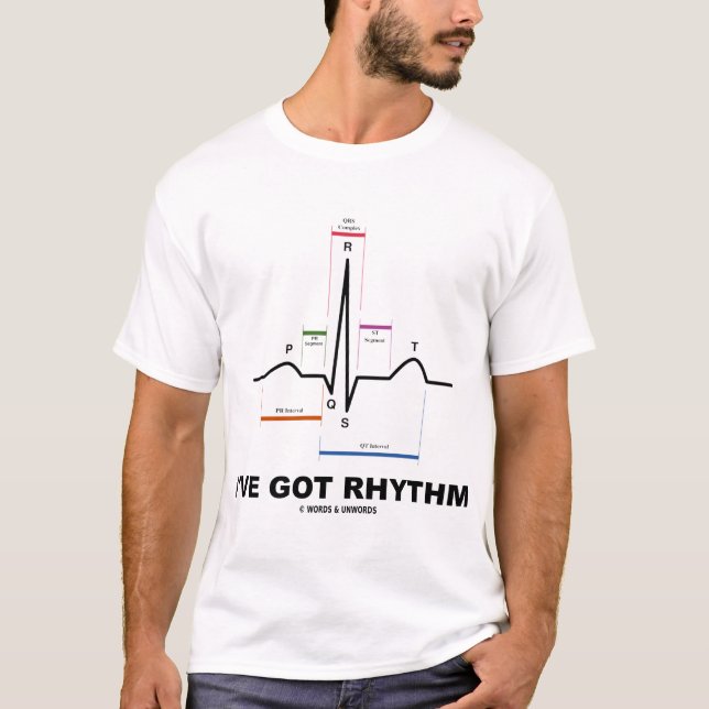 T-shirt J'ai le rythme (le battement de coeur (Devant)
