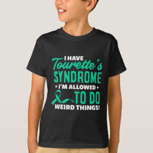 T-shirt J'ai le syndrome de Tourette Amusement Syndrome de