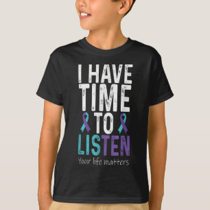 T-shirt J'ai le temps d'écouter - Sensibilisation à la pré
