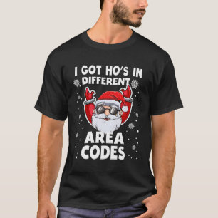 T-shirt J'Ai Les Codes De Différents Secteurs Père Noël