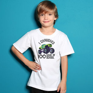 T-shirt J'ai loué 100 jours de camion monstre vert de l'éc