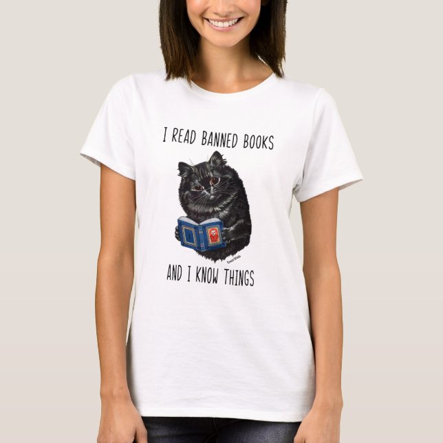 T-shirt J'Ai Lu Des Livres Interdits Et Je Connais Les Cho (Devant)