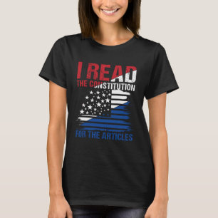 T-shirt J'Ai Lu La Constitution Des Articles