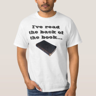 T-shirt J'ai lu le dos du livre et nous gagnons ! Chemise