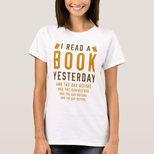 T-shirt J'Ai Lu Un Livre Hier