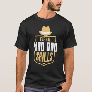 T-shirt J'Ai Mad Casquette Papa Compétences Messieurs Casq